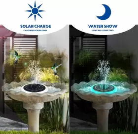 MLUUFFOO2007PQ-DAY UUFFOO Solar Fountain Led Light Floating #3