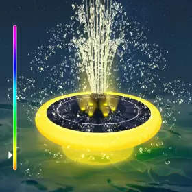 MLUUFFOO2007PQ-DAY UUFFOO Solar Fountain Led Light Floating