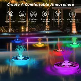 PBB-300 UUFFOO Solar Fountain Led Light Floating Pool #3