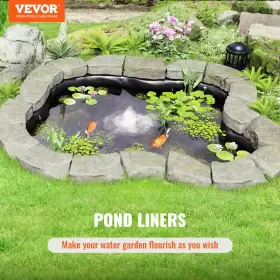 CTFSMHSEPDM10UJBQ VEVOR Pond Liner Fish Mil Epdm Cutting #2 CTFSMHSEPDM10UJBQ VEVOR Pond Liner Fish Mil Epdm Cutting #2