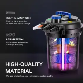 300481431707 VIVOGROW Pressure Pond Filter Up Filtration #2 300481431707 VIVOGROW Pressure Pond Filter Up Filtration #2