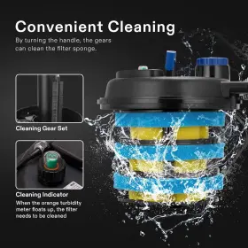 300481431707 VIVOGROW Pressure Pond Filter Up Filtration #3 300481431707 VIVOGROW Pressure Pond Filter Up Filtration #3