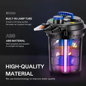 PF-2600 VIVOGROW Bio Pressure Pond Filter Up Gallons #2 PF-2600 VIVOGROW Bio Pressure Pond Filter Up Gallons #2