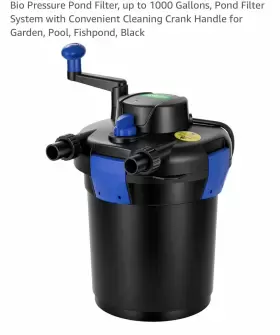 VGPF-1100 VIVOGROW Pond Filter Convenient Cleaning Crank VGPF-1100 VIVOGROW Pond Filter Convenient Cleaning Crank