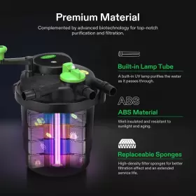 VSPF-1600 VIVOSUN Bio Pressure Pond Filter Up Gallons #2 VSPF-1600 VIVOSUN Bio Pressure Pond Filter Up Gallons #2