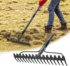 17CHIPA-HZ-3JIE VUGHIUA Rake Garden Bow Tines Raking Tool