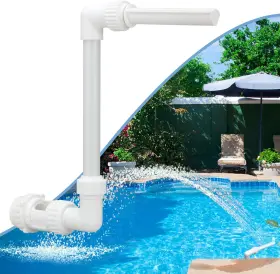 744110999853 ZCONIEY Pool Waterfall Spray Fountain Decoration