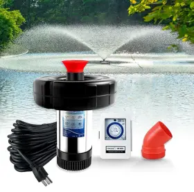 750W ZENHAGU Pond Fountain Aerator Floating Aerating Pump