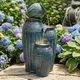 Tour de Vase Ceramic Pot Water Fountain with LED Lights - 27 in by Sunnydaze Tour de Vase Ceramic Pot Water Fountain with LED Lights - 27 in by Sunnydaze