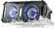 Gemini SOSP-8BLK SoundSplash Floating Dual 8" Bluetooth Speaker w/ Party Lights.