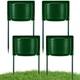 4 Pcs Sprinkler Splash Shield Guard Thickened Plastic Sprinkler Overspray Hea...