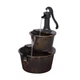 Alpine Corporation TIZ194BZ | Rustic Outdoor 2-Tier Barrel Pump Water Fountai... Alpine Corporation TIZ194BZ | Rustic Outdoor 2-Tier Barrel Pump Water Fountai...