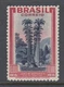 Brazil 1937 10000r Lake & Indigo Botanical Garden LM Mint. Scott 449