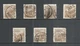 PEOPLES REPUBLIC OF CHINA - SCOTT 23 USED x 7 - 1950/51 $10000 BRWN FOURTH ISSUE