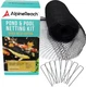 AlpineReach 15 x 20 Feet Koi Pond Netting Kit - 20 Steel Staples