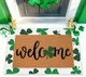 FYSUIMU 2Pcs St. Patrick' s Day Door Mat 23.6 x 35.4 Inch, Patrick's 