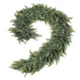 GlimLit 9ft Real Touch Cedar Garland Artificial Realistic Christmas Greenery ...
