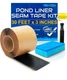 Rekven - Pond Liner Seam Tape Kit, 3" X 30' Double Sided Rubber, Free Shipping!