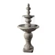 2 Tier Waterfall Fountain for Garden Patio Outdoor Icy Stone Gray Teamson Home 2 Tier Waterfall Fountain for Garden Patio Outdoor Icy Stone Gray Teamson Home