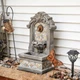 Enchanting Estate Polyresin Flat Back Outdoor Wall Fountain by Sunnydaze Enchanting Estate Polyresin Flat Back Outdoor Wall Fountain by Sunnydaze