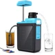 BKLES 3-In-1 Solar Electric Water Filter with Hand Pump - Camping Water Filtrati