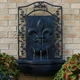 French Lily Polystone Outdoor Wall Fountain - Lead by Sunnydaze French Lily Polystone Outdoor Wall Fountain - Lead by Sunnydaze
