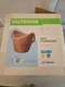 Pot Water Fountain Brown resin, outdoor garden, At Home Water Pump Included NIB