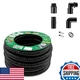 LONGRUNNEW 1.5" Kink-Proof Flexible PVC Corrugated Pond Tubing 26.9 Ft Hose