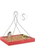 MIXXIDEA Bird Feeder Hanging Tray, Seed Tray Wooden Platform Hummingbird Feeder
