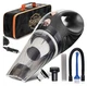 THISWORX TWC-01 106W 12V Handheld Bagless Portable Vacuum Cleaner - Black