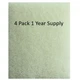 4 - Replacement Filter Pads RS020 For Savio SkimmerFilter 18" x14" 1 Year Supply 4 - Replacement Filter Pads RS020 For Savio SkimmerFilter 18" x14" 1 Year Supply