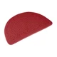 Echaprey Half Round Non-Slip Kitchen Bathroom Toilet Doormat Floor Small, Red