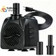 Knifel 200GPH Submersible Water Pump(750L/H,16W),Ultra Quiet Fountain Knifel 200GPH Submersible Water Pump(750L/H,16W),Ultra Quiet Fountain