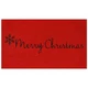 Calloway Mills 101781729 Red Merry Christmas Doormat 17" x 29" x 0.60"