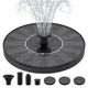 Priksia Solar Water Fountains,Solar Powered Bird Bath Fountain with 6 Nozzles...