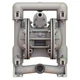 Versa-Matic E1aa6x669c-Atex Double Diaphragm Pump, Aluminum, Air Operated,