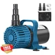 TONGCHANT 100W 1600 GPH Pond Pump, Submersible Water Pump, 14FT Lift, Filter Bag