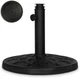 20 Lb round Patio Umbrella Base &ndash; Heavy Duty Resin-Coated Calcium Carbonate Stan