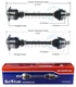CV Axle Shaft Kit - Front Driver and Passenger Side CV Axle Shaft Kit - Front Driver and Passenger Side
