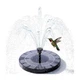 2.5W Solar Bird Bath Fountain Pump, Solar Fountain Pump 2.5W Standard Single