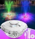 LanAqua Floating Pool Fountain with Lights Show, Upgraded Water Sprayer