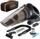 THISWORX Car Vacuum Cleaner - Portable, High Power, Handheld Vacuums w/ Black 