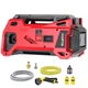 Ecarke Water Transfer Pump 9.6GPM Compatible with Milwaukee 18V Battery Red 