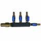 MATALA HAKKO 4-VALVE HD AIR MANIFOLD WITH 1/2" BARB SC4-12